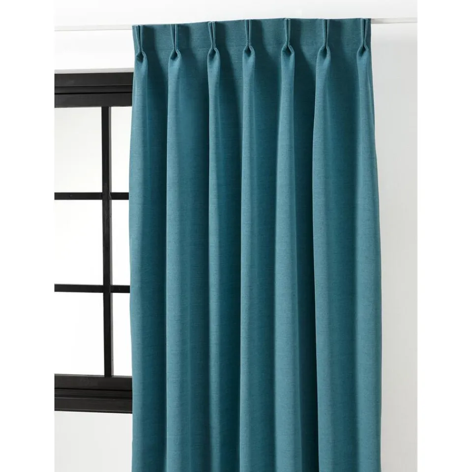 Kwantum Vouwgordijnen|Gordijnen|Gordijn Bregje Blauw