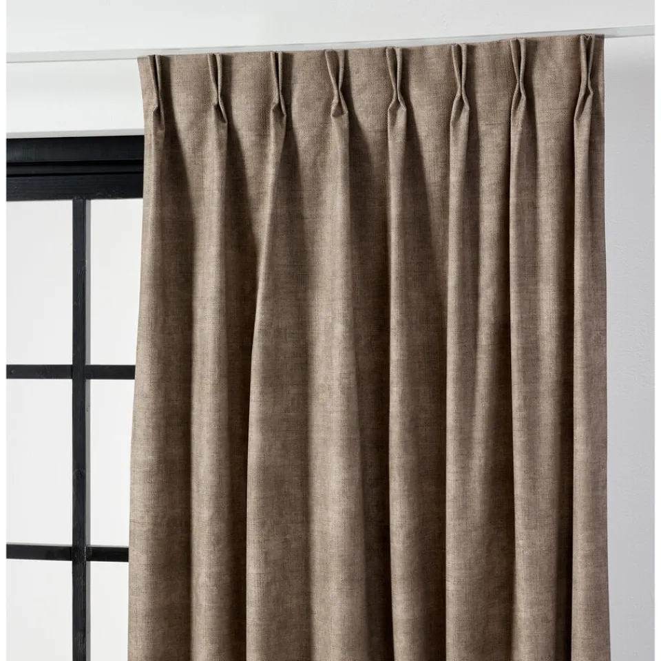 Kwantum Vouwgordijnen|Gordijnen|Gordijn Cleo Bruin