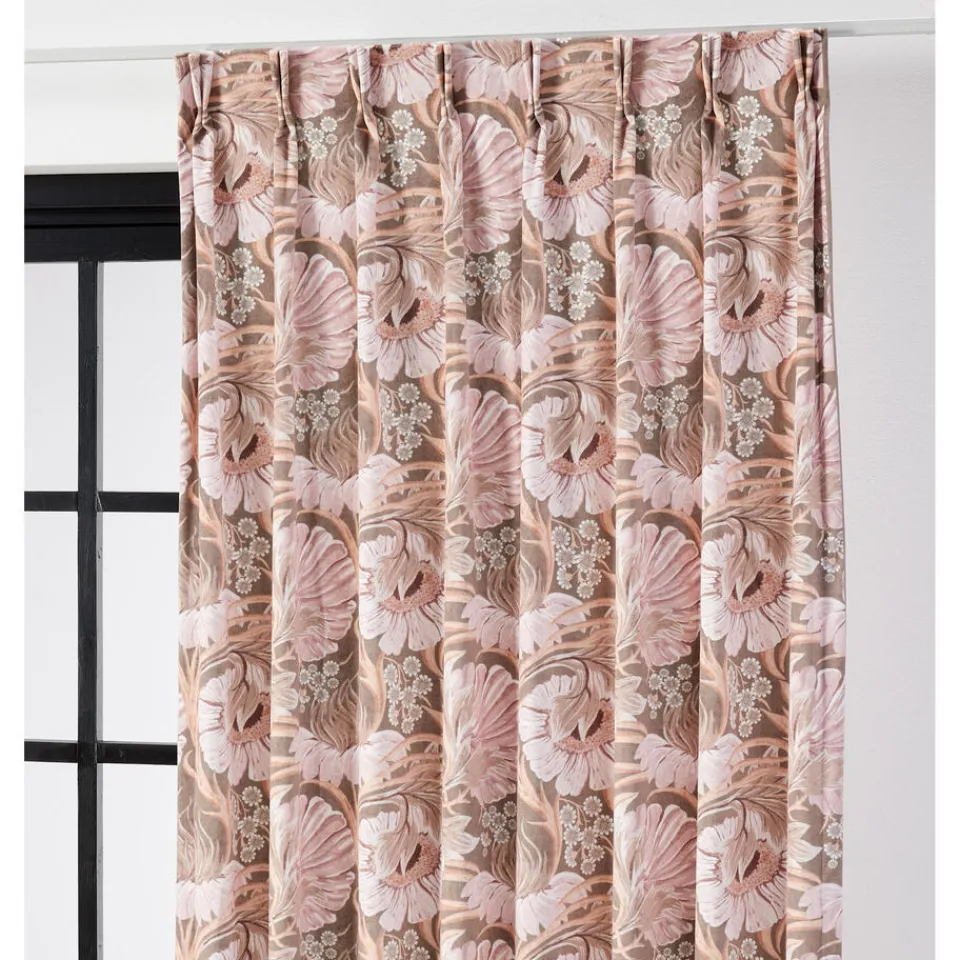 Kwantum Vouwgordijnen|Isolerende Gordijnen|Gordijn Diede Roze