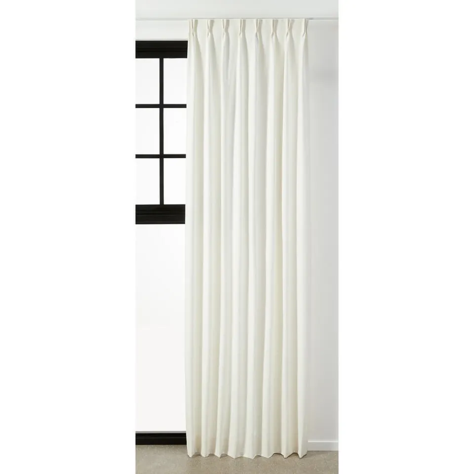 Kwantum Vouwgordijnen|Isolerende Gordijnen|Gordijn Jasmijn Off-white