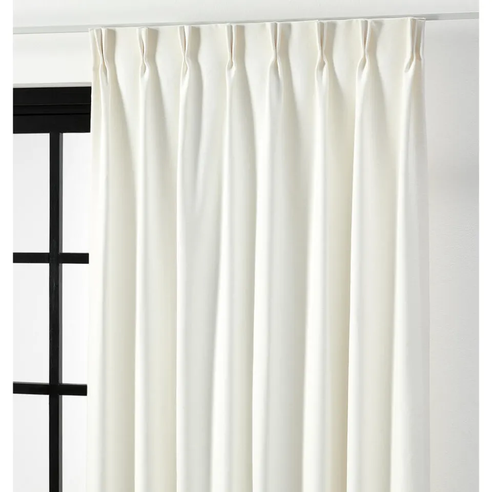 Kwantum Vouwgordijnen|Isolerende Gordijnen|Gordijn Jasmijn Off-white