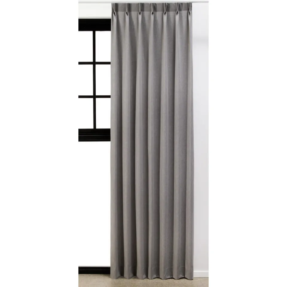 Kwantum Vouwgordijnen|Gordijnen|Gordijn Jesse Grijs