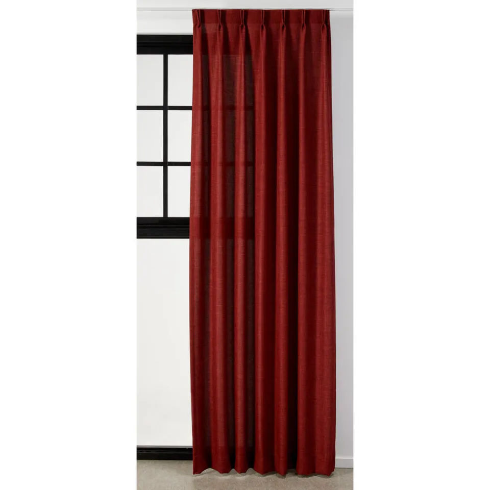 Kwantum Vouwgordijnen|Gordijnen|Gordijn Kai Rood
