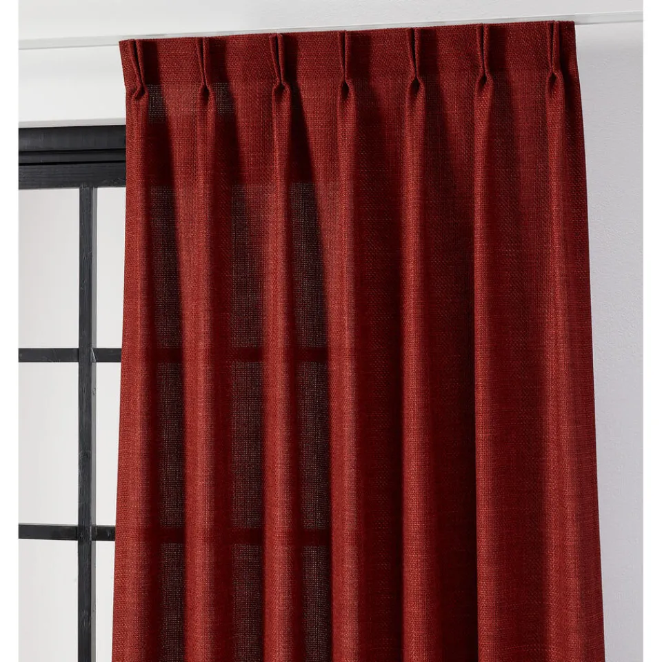 Kwantum Vouwgordijnen|Gordijnen|Gordijn Kai Rood