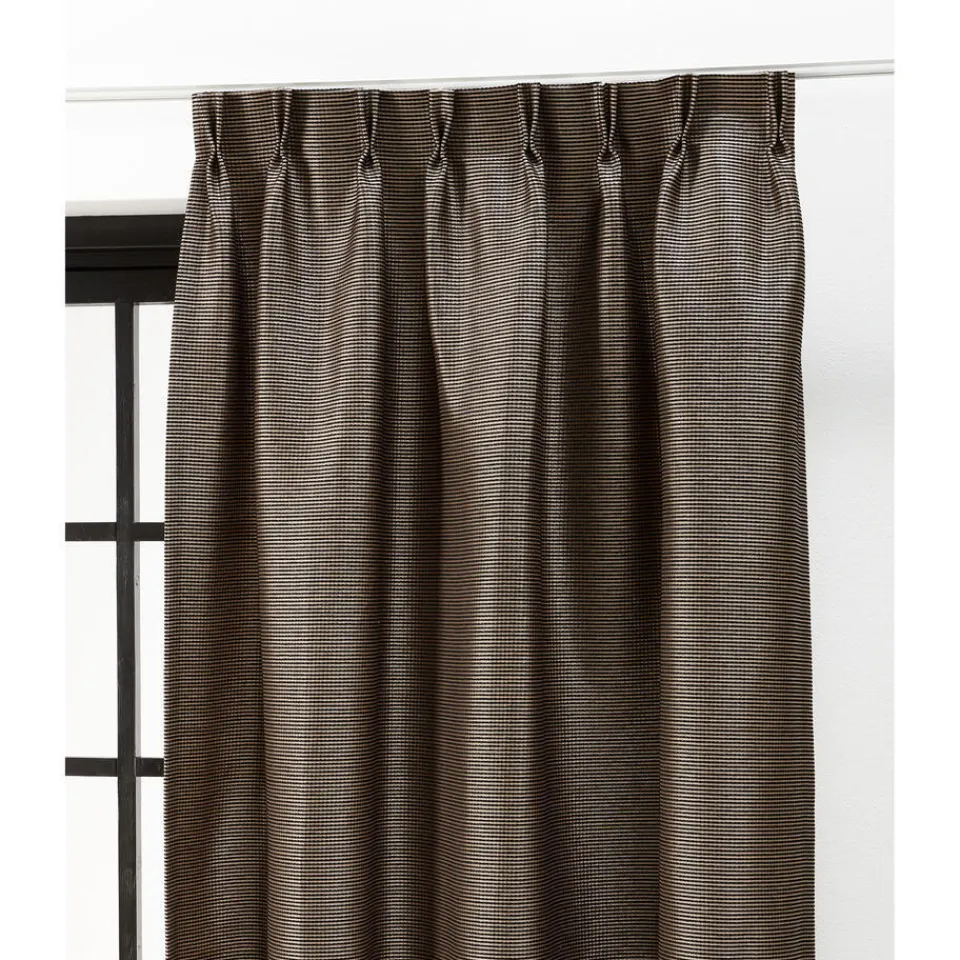 Kwantum Vouwgordijnen|Gordijnen|Gordijn Linda Zwart Goud