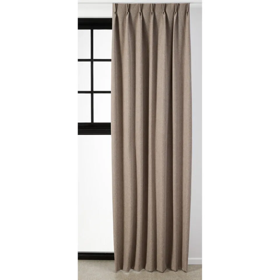 Kwantum Vouwgordijnen|Gordijnen|Gordijn Lois Bruin