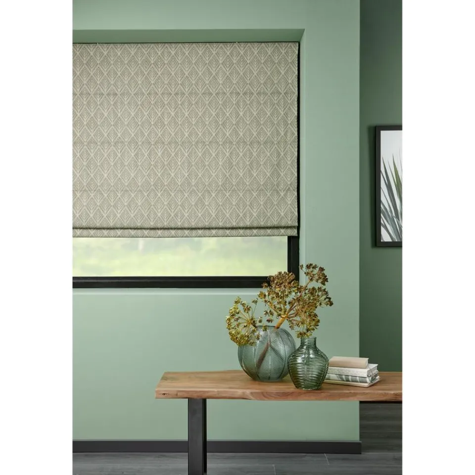 Kwantum Vouwgordijnen|Gordijnen|Gordijn Marrit Groen