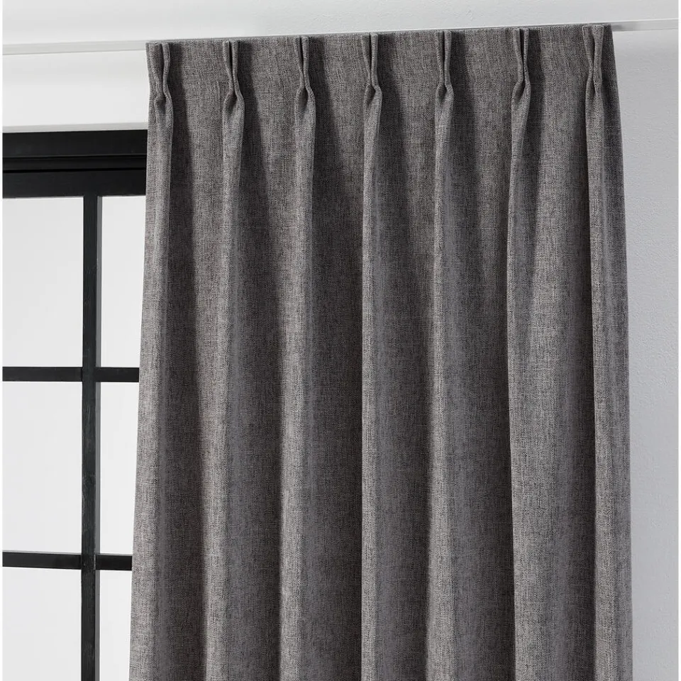 Kwantum Vouwgordijnen|Isolerende Gordijnen|Gordijn Muck Donkergrijs