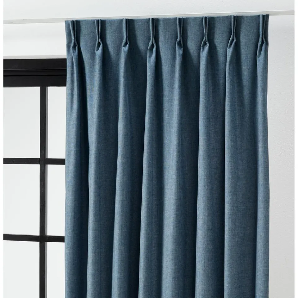 Kwantum Vouwgordijnen|Gordijnen|Gordijn Nina Blauw