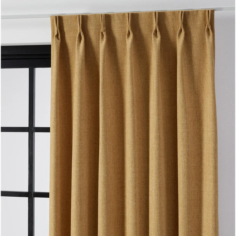 Kwantum Vouwgordijnen|Gordijnen|Gordijn Puck Geel