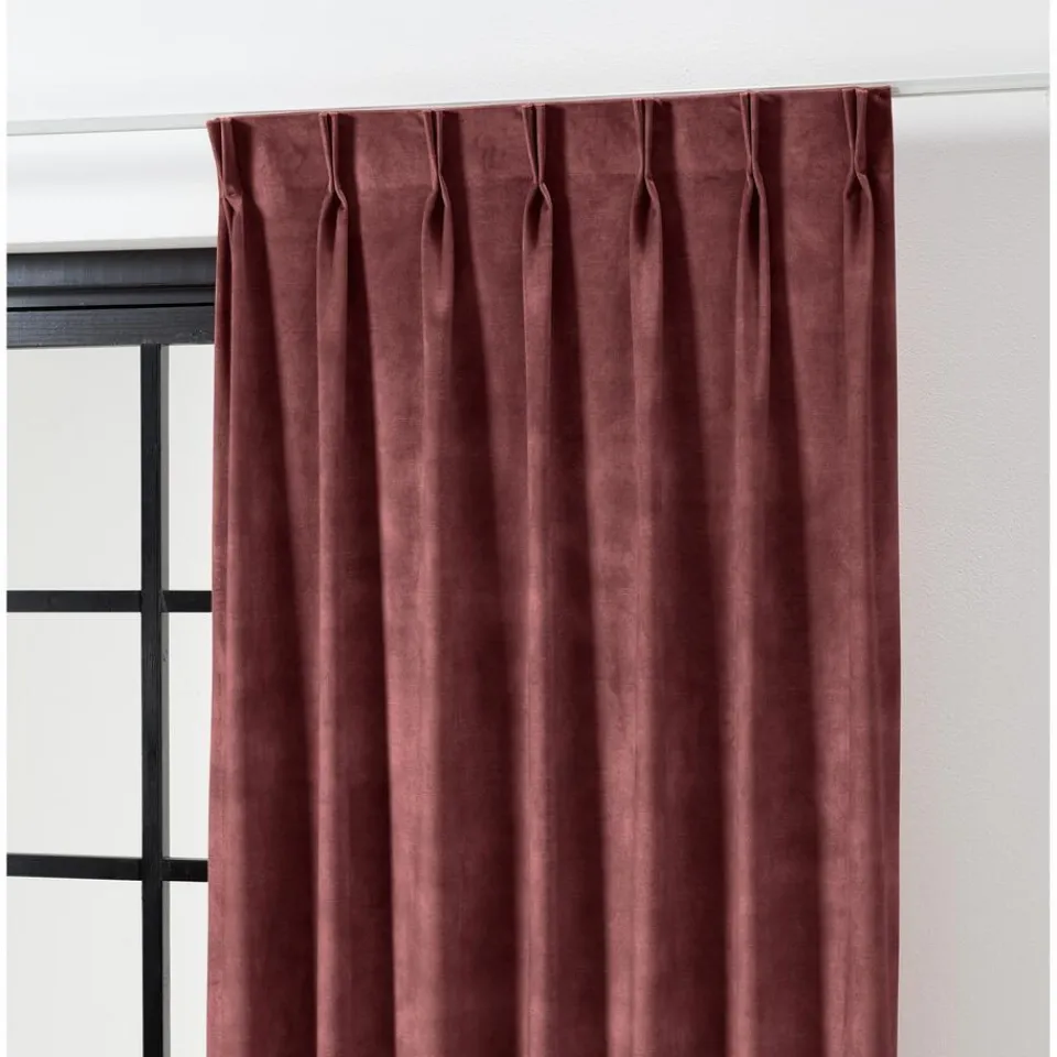Kwantum Vouwgordijnen|Gordijnen|Gordijn Rosy Donkerroze