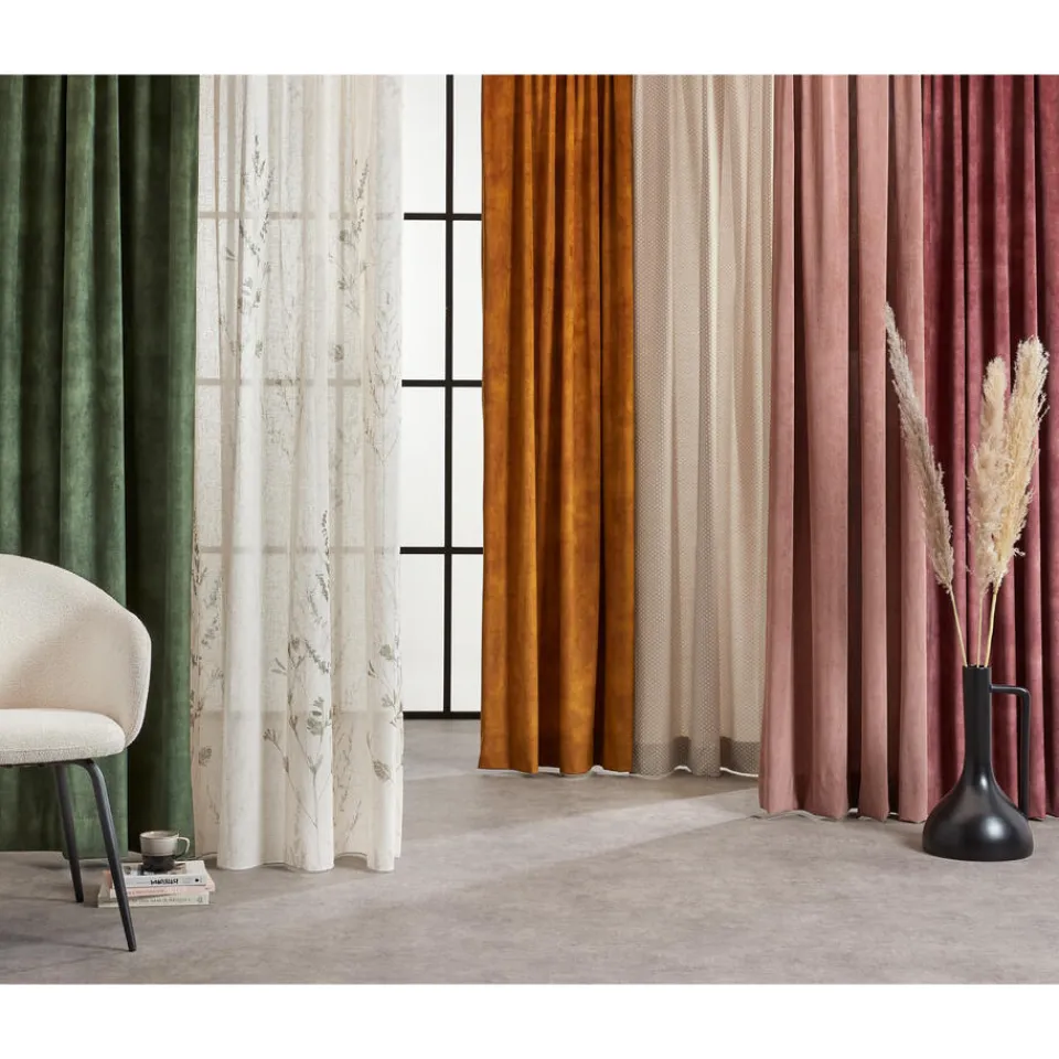 Kwantum Vouwgordijnen|Isolerende Gordijnen|Gordijn Rosy