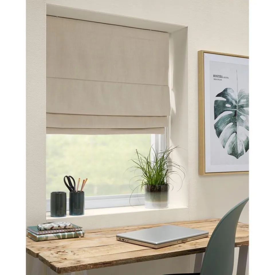 Kwantum Vouwgordijnen|Gordijnen|Gordijn Sanne Beige