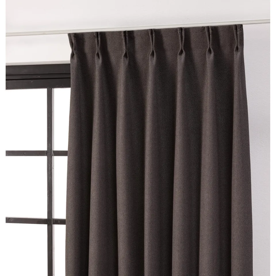 Kwantum Vouwgordijnen|Gordijnen|Gordijn Senna Antraciet