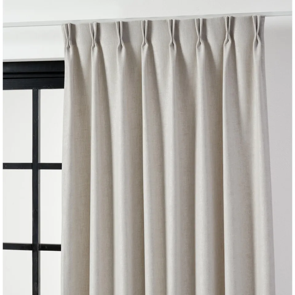 Kwantum Vouwgordijnen|Gordijnen|Gordijn Thijmen Grijs