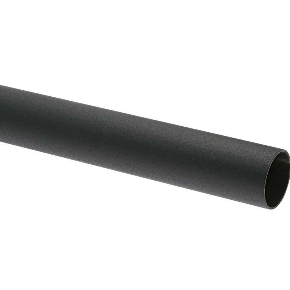 Kwantum Gordijnroedes|Gordijnroede 240 Cm Mat Zwart Staal - Ø28mm