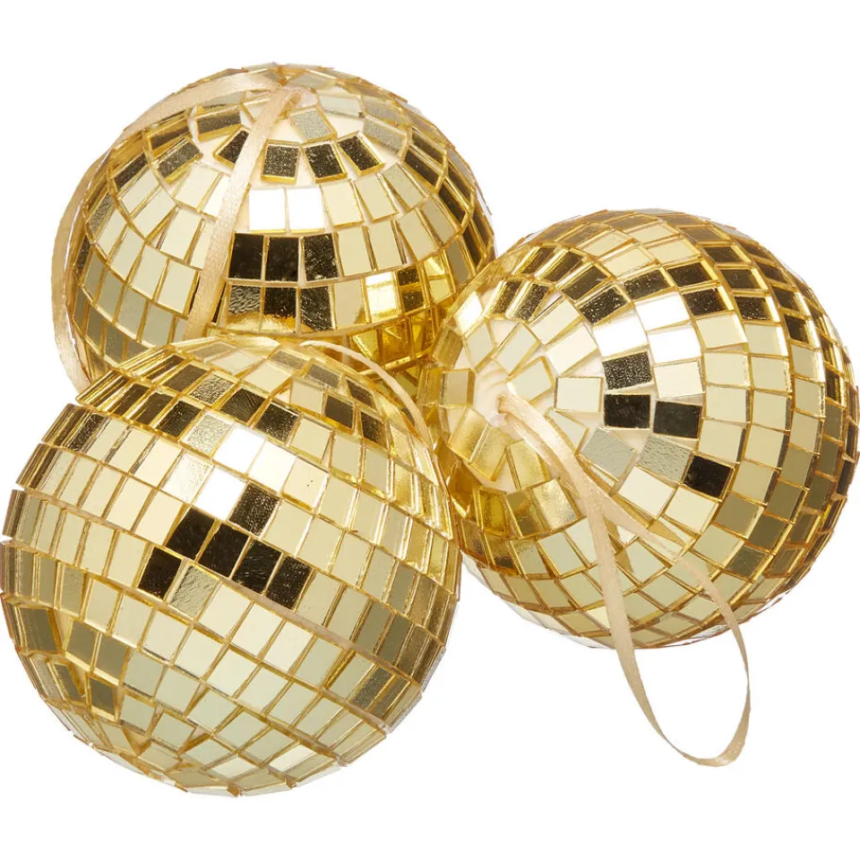 Kwantum Kerstdecoratie|Kerstballen & Kerstornamenten|Hanger Discobal - 3 Stuks