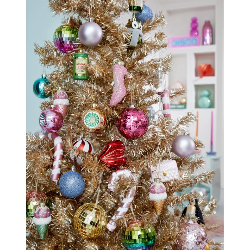 Kwantum Kerstdecoratie|Kerstballen & Kerstornamenten|Hanger Discobal - 3 Stuks