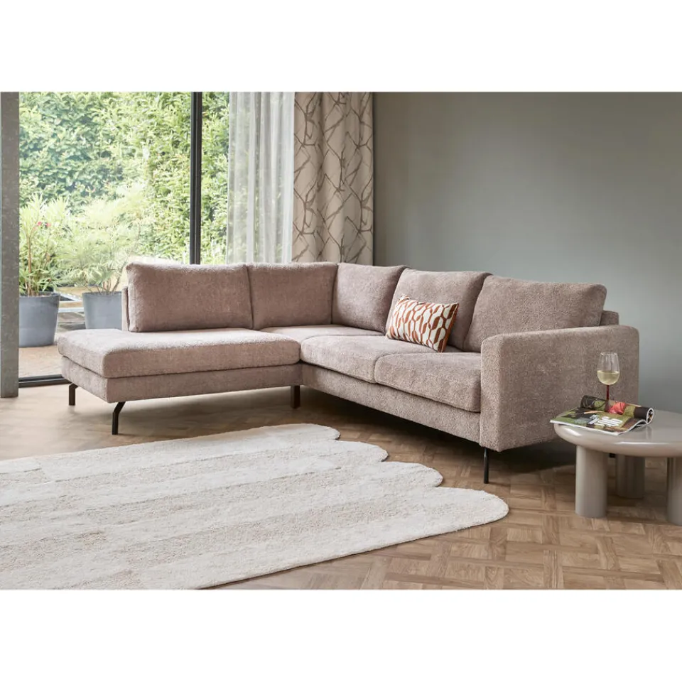 Kwantum Banken|Hoekbank Marano Links Taupe