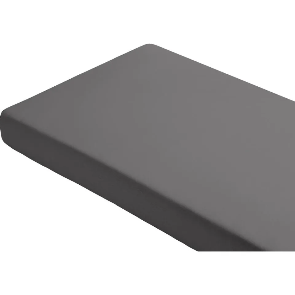 Kwantum Hoeslakens. Moltons & Kussenslopen|Beddengoed|Hoeslaken Jersey Antraciet 220x180 Cm