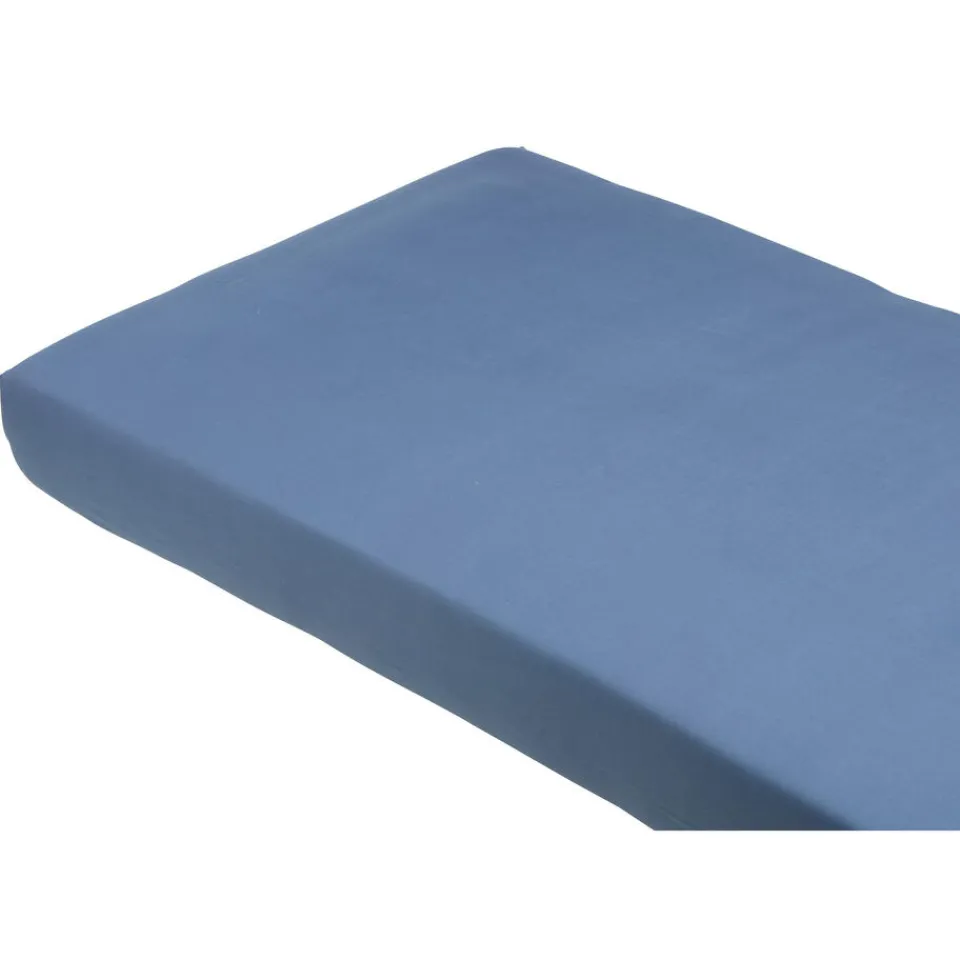 Kwantum Hoeslakens. Moltons & Kussenslopen|Beddengoed|Hoeslaken Katoen Blauw - 90x200cm