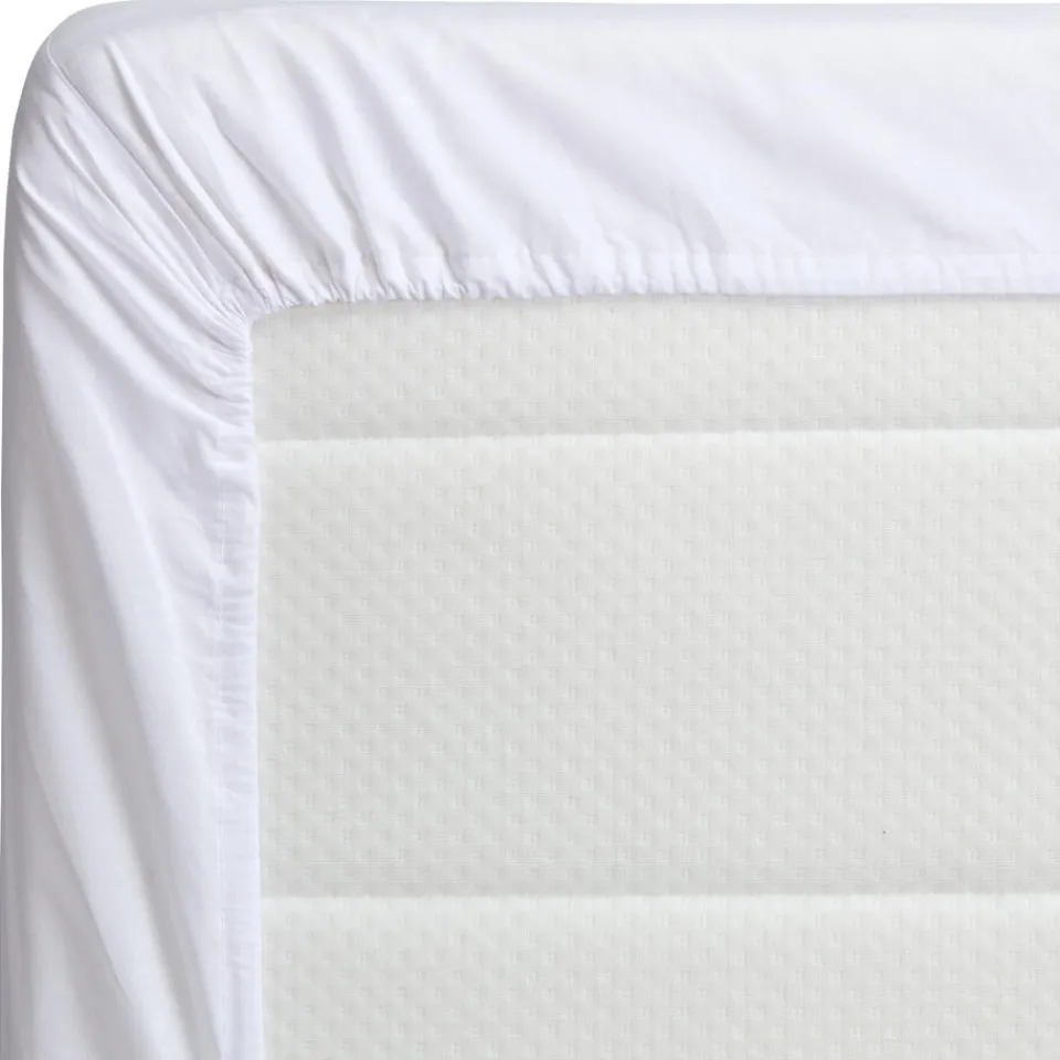 Kwantum Beddengoed|Hoeslaken Katoen Wit 200x180 Cm