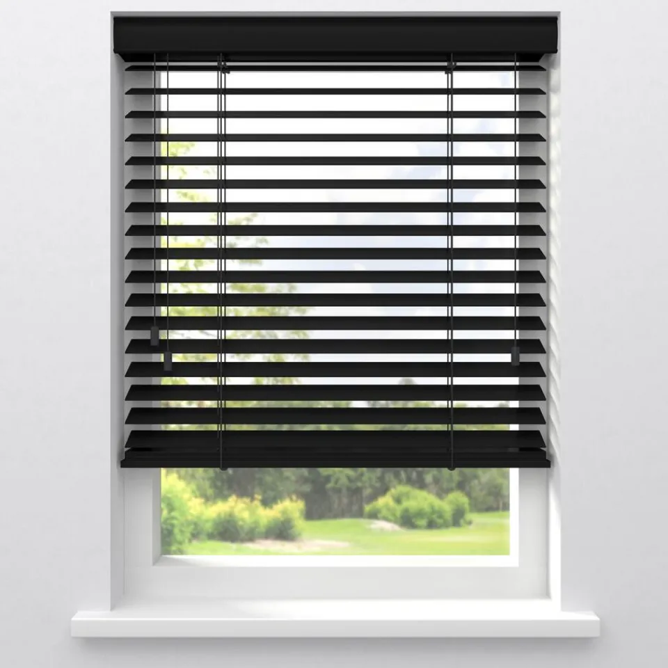 Kwantum Houten Jaloezieën|Jaloezieën|Houten Jaloezie Xander 50mm