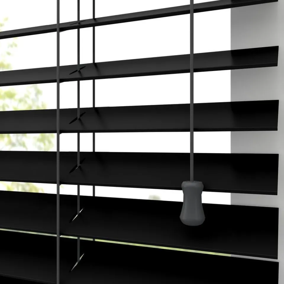 Kwantum Houten Jaloezieën|Jaloezieën|Houten Jaloezie Xander 50mm