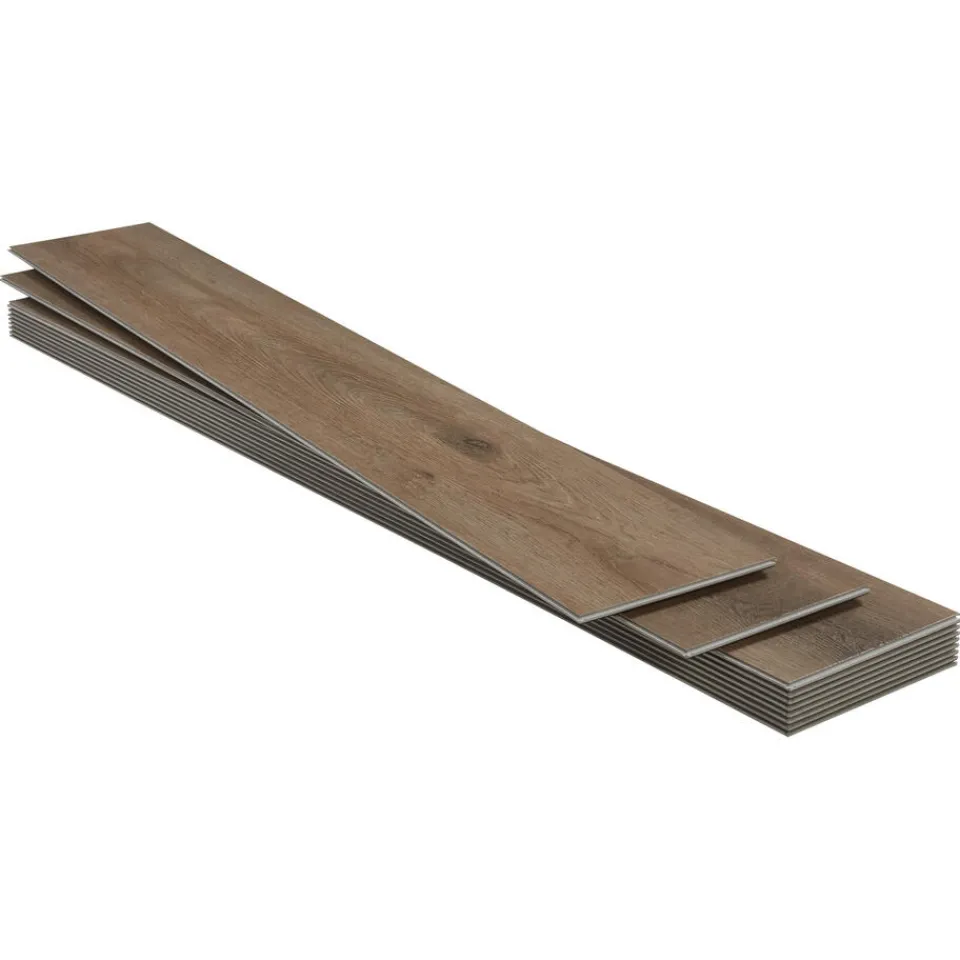 Kwantum Klik Pvc-Vloeren|2in1 Klik PVC Fender Eiken Met Geïntegreerde Ondervloer