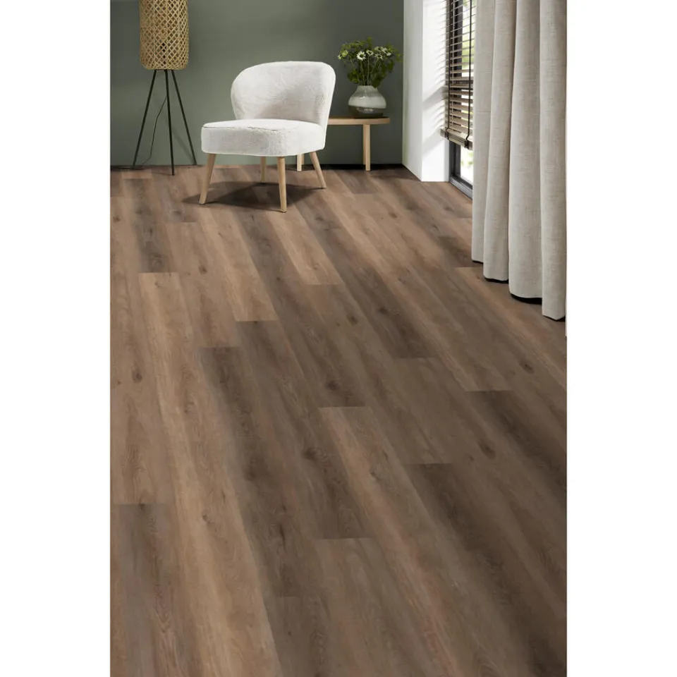 Kwantum Klik Pvc-Vloeren|2in1 Klik PVC Fender Eiken Met Geïntegreerde Ondervloer