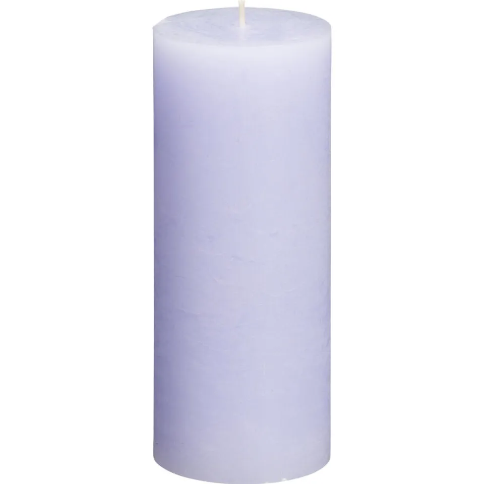 Kwantum Kaarsen & Theelichten|Kaarsen & Theelichten|Kaars Rustiek Lila 7x17 Cm