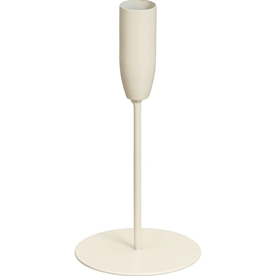 Kwantum Kandelaars|Kandelaars|Kandelaar Cholet Off-White 16 Cm