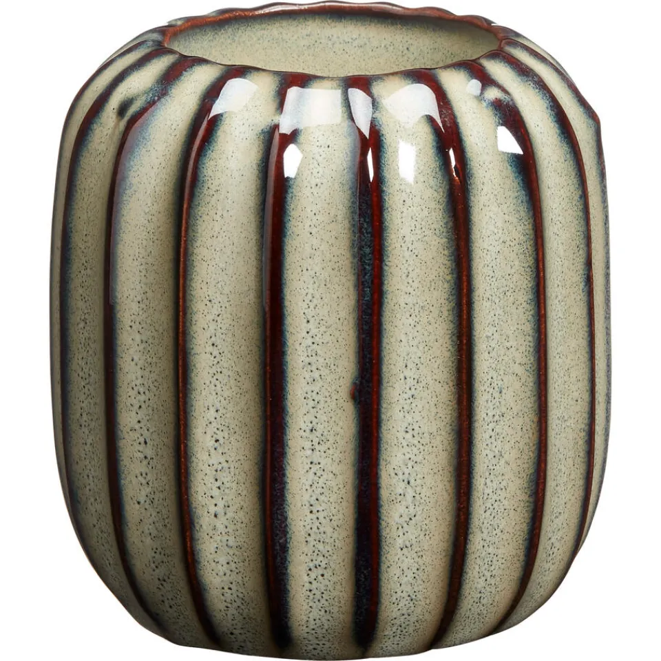 Kwantum Kandelaars|Kandelaars|Kandelaar Eton Beige ø 8x9 Cm