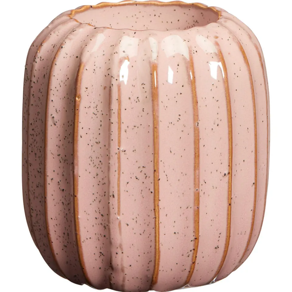 Kwantum Kandelaars|Kandelaars|Kandelaar Eton Roze ø 8x9 Cm