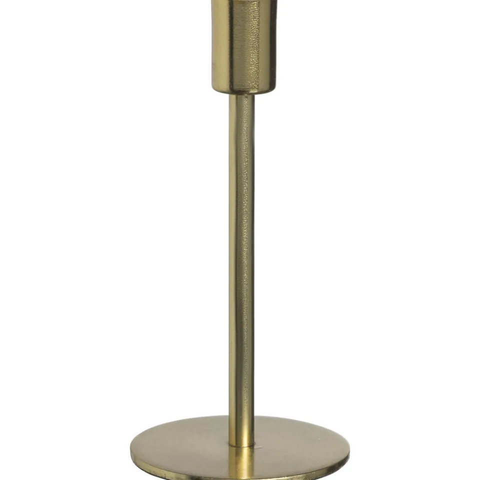 Kwantum Kandelaars|Kandelaars|Kandelaar Metaal Goud - 17 Cm