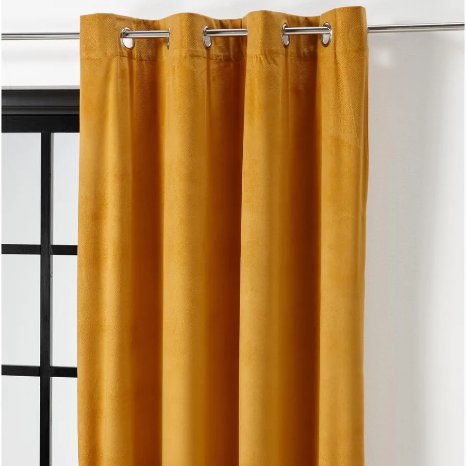 Kwantum Isolerende Gordijnen|Kant En Klaar Gordijnen|Kant En Klaar Gordijn Chloe Oker