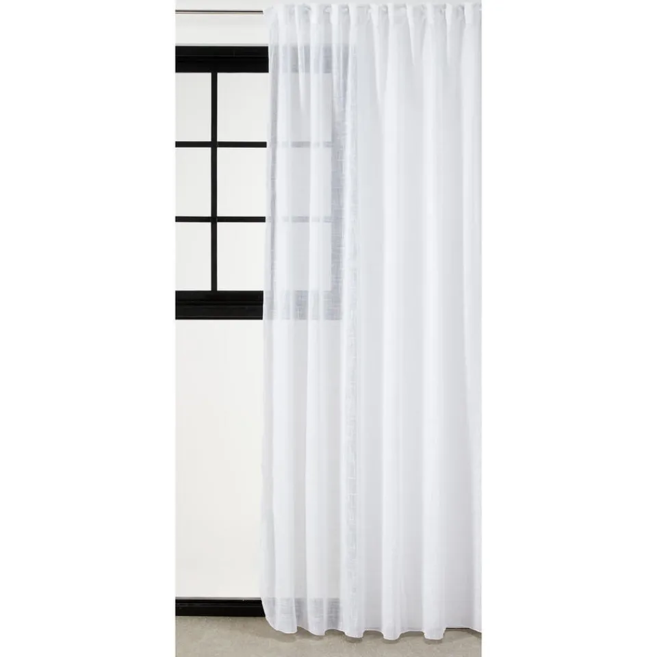 Kwantum Kant En Klaar Gordijnen|Gordijnen|Kant En Klaar Gordijn Ingrid Xl Wit