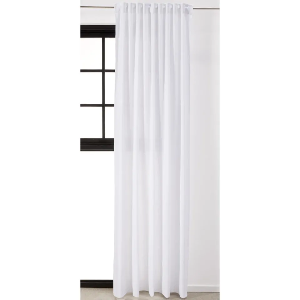 Kwantum Kant En Klaar Gordijnen|Gordijnen|Kant En Klaar Gordijn Malou Wit