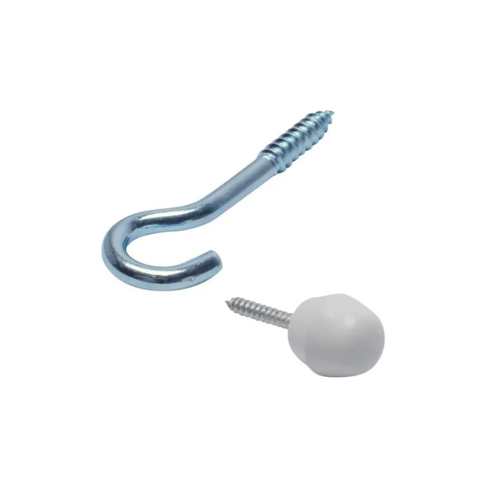 Kwantum Band & Haken|Knop/Haak Spiraal Wit