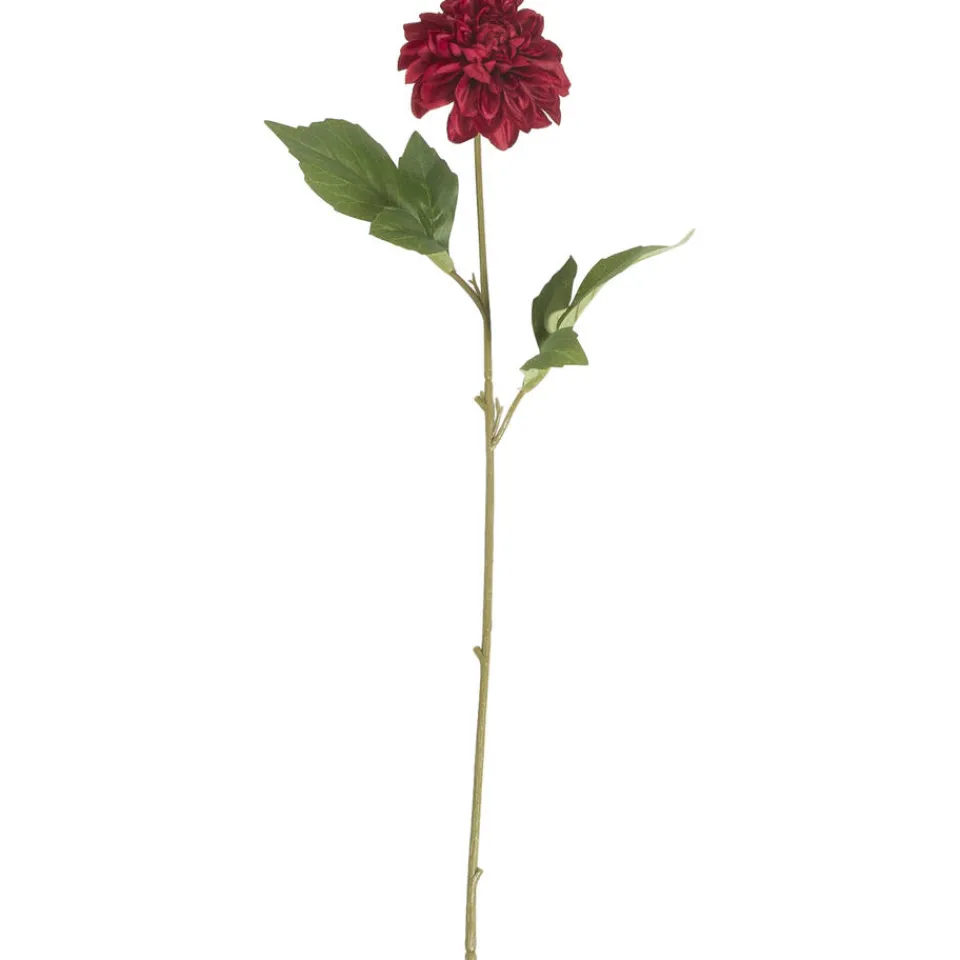 Kwantum Kunstplanten & Kunstbloemen|Kunstbloem Dahlia Bordeaux