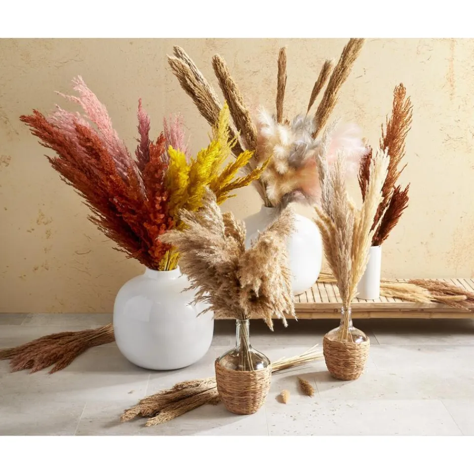 Kwantum Kunstplanten & Kunstbloemen|Kunsttak Pluim Lichtbruin