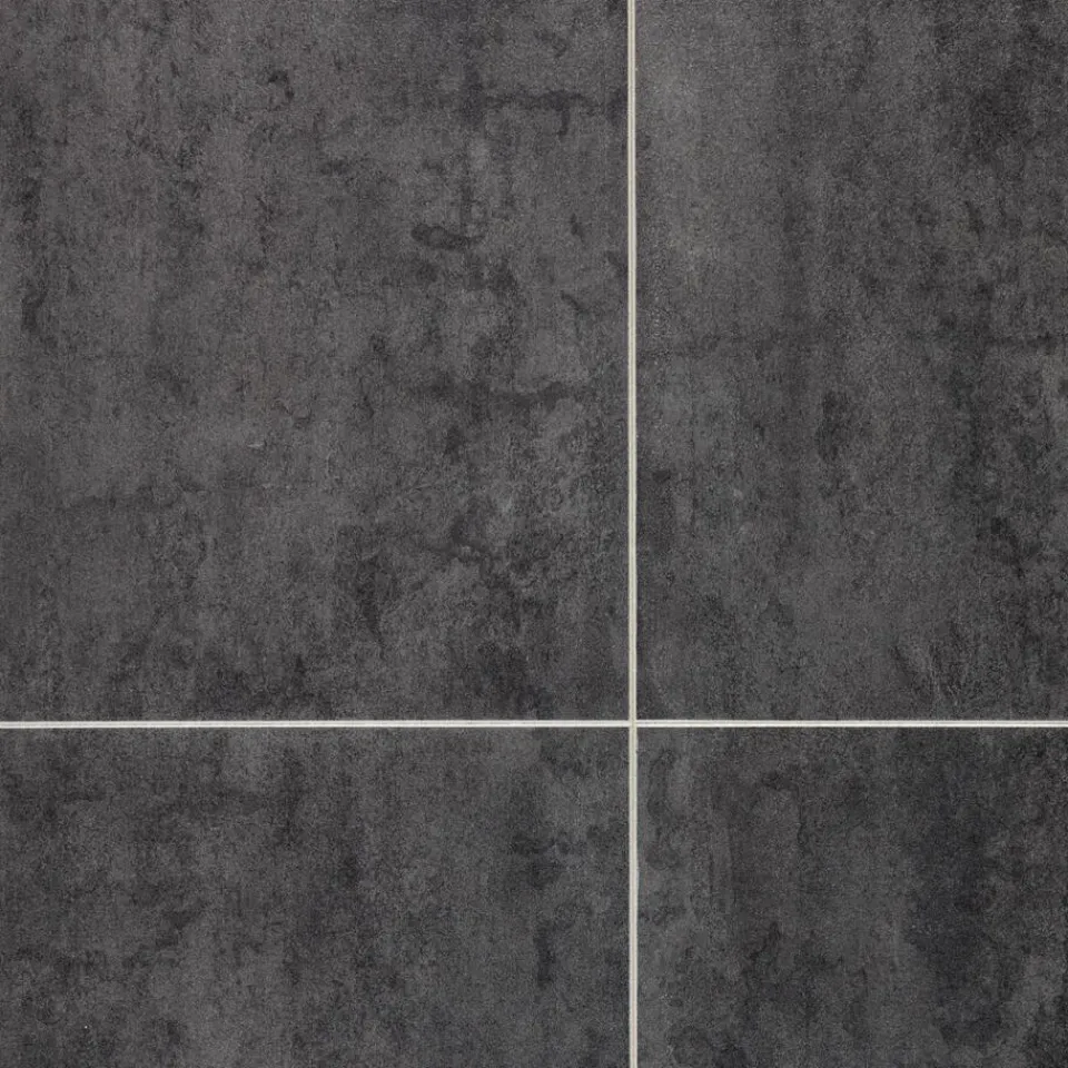 Kwantum Tegellook Laminaat|Extra Breed Laminaat|Laminaat Brewton Antraciet XL Plank