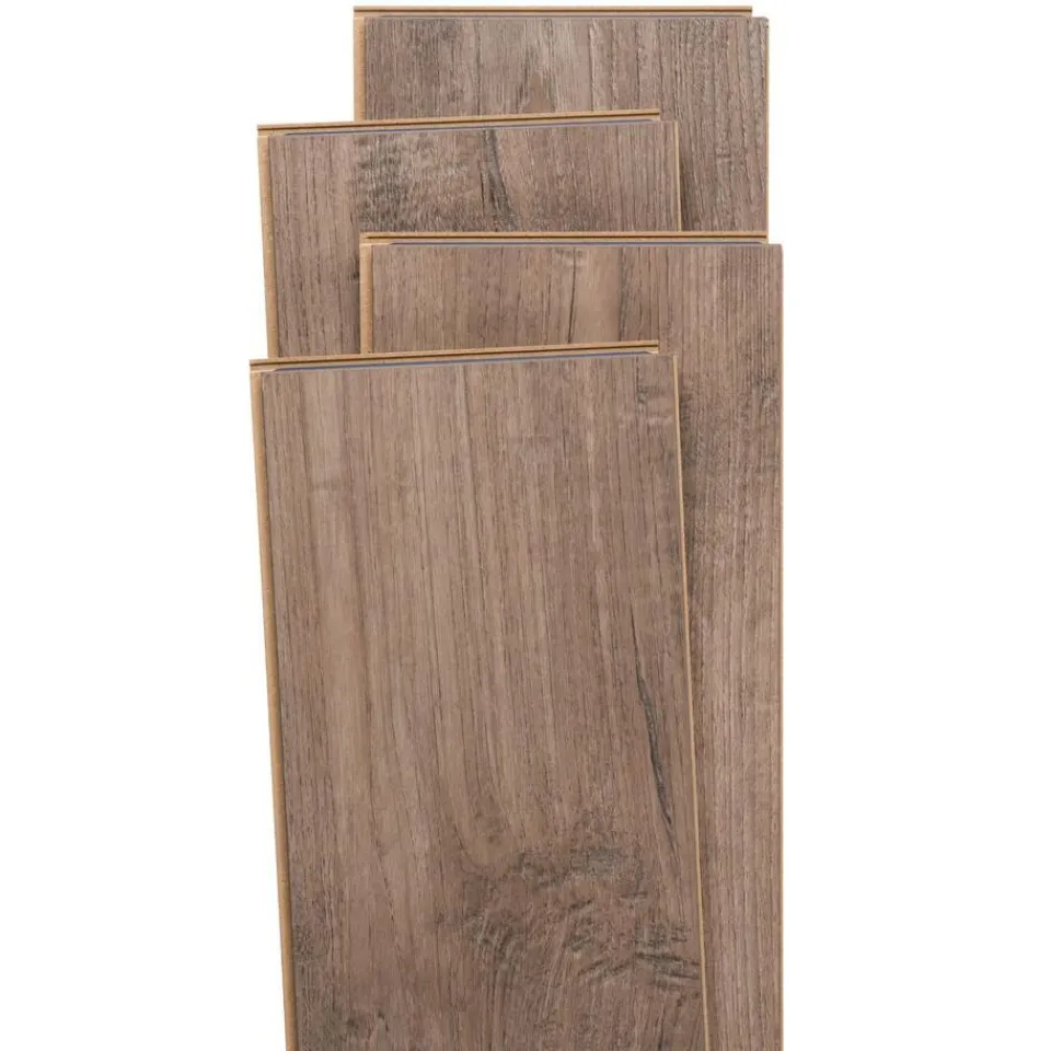 Kwantum Tegellook Laminaat|Extra Breed Laminaat|Laminaat Oakdale Taupe Eiken