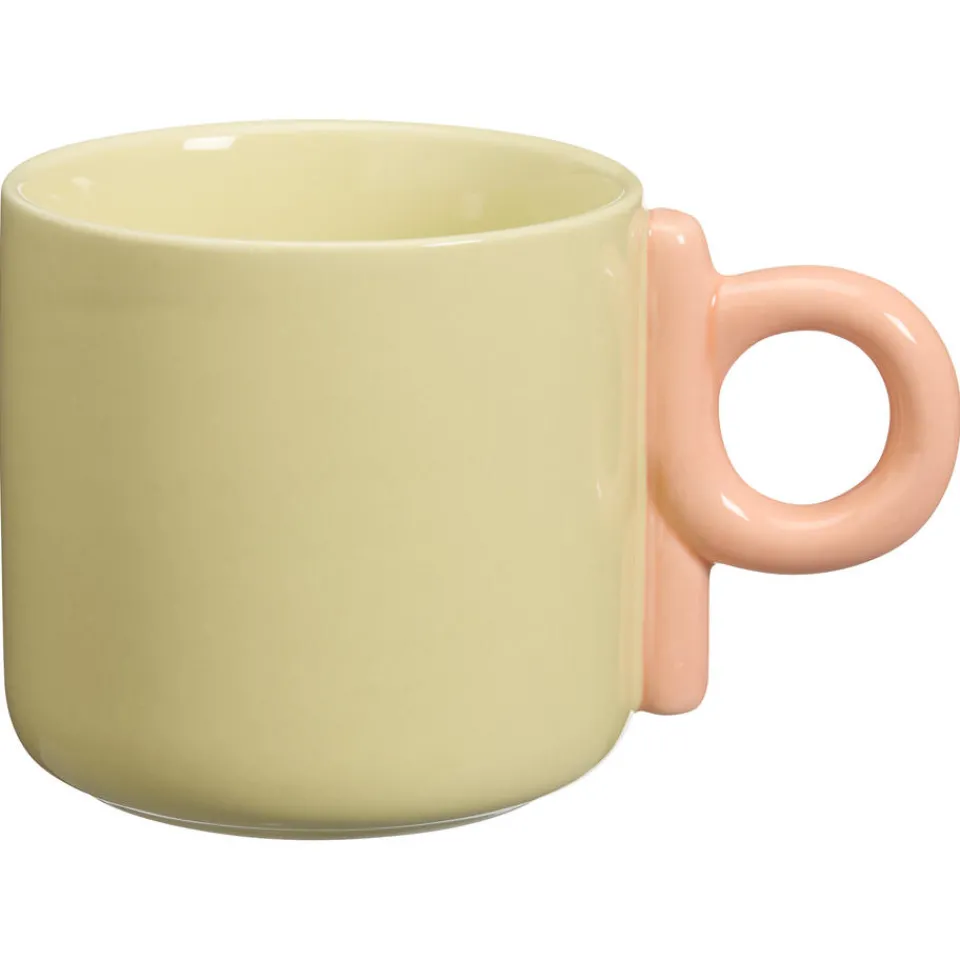 Kwantum Mokken|Mokken|Mok Met Oor Shapes -Roze 300ml