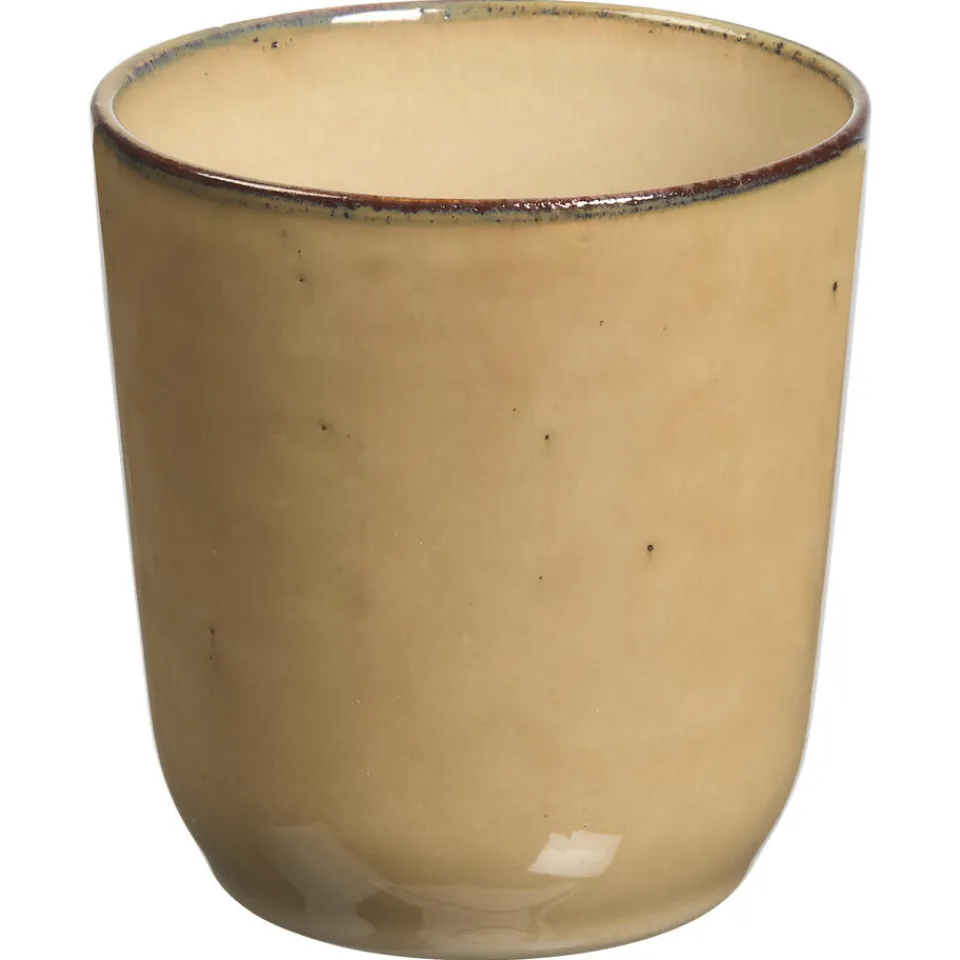 Kwantum Kerstservies|Mokken|Mok Zonder Oor Ava Beige 200ml