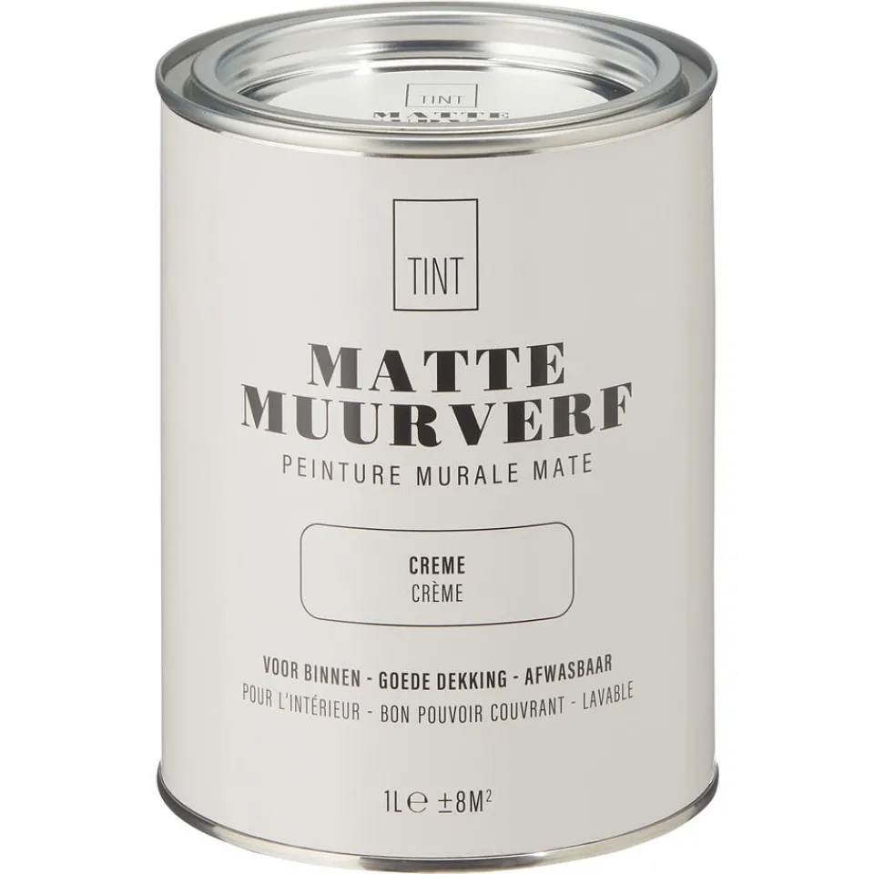 Kwantum Muurverf|Muurverf Mat Crème 1 L