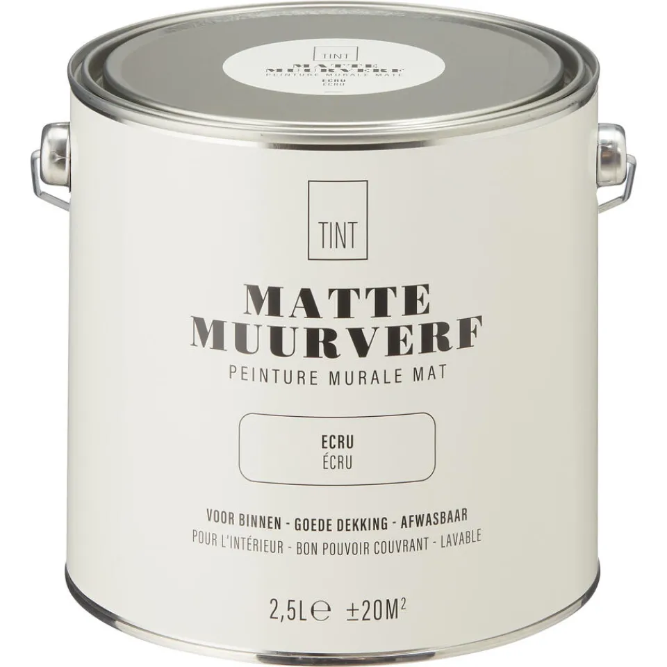 Kwantum Muurverf|Muurverf Mat Ecru 2.5 L