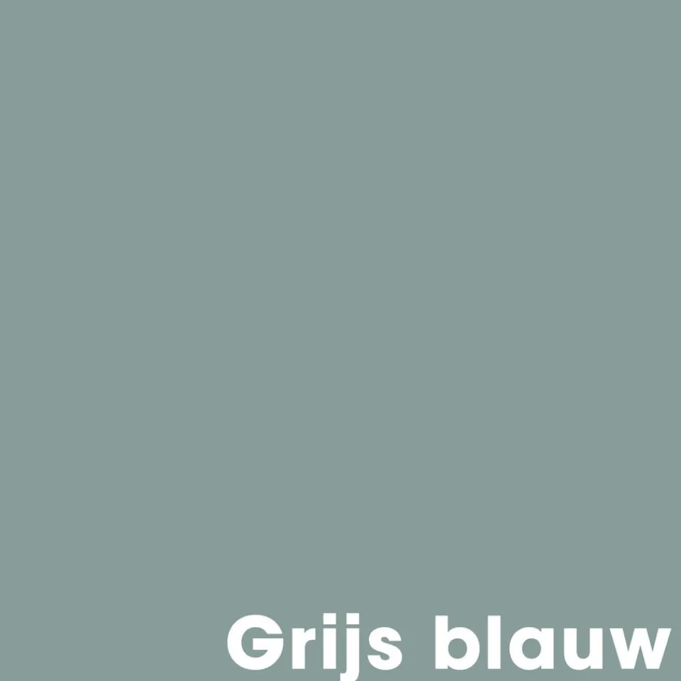 Kwantum Muurverf|Muurverf Mat Grijs Blauw 1 L