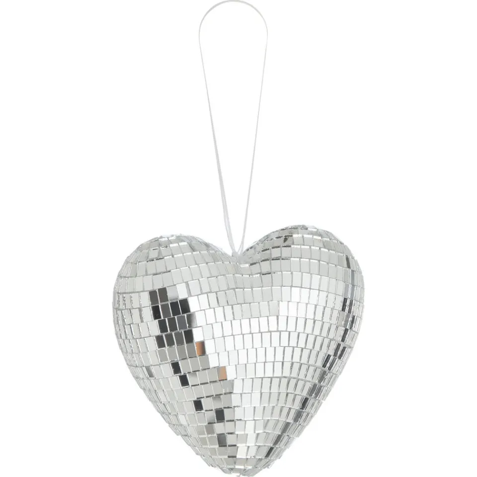 Kwantum Kerstdecoratie|Object Hart Dico Zilver - Maat