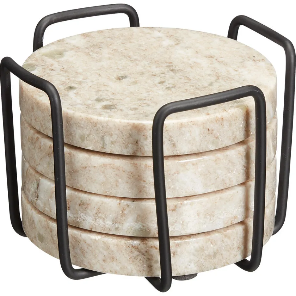 Kwantum Onderzetters|Onderzetters|Onderzetters Marmer 4 Stuks